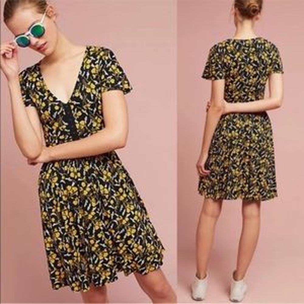 Anthropologie Maeve Summer Breeze Floral Women's Dress Small
